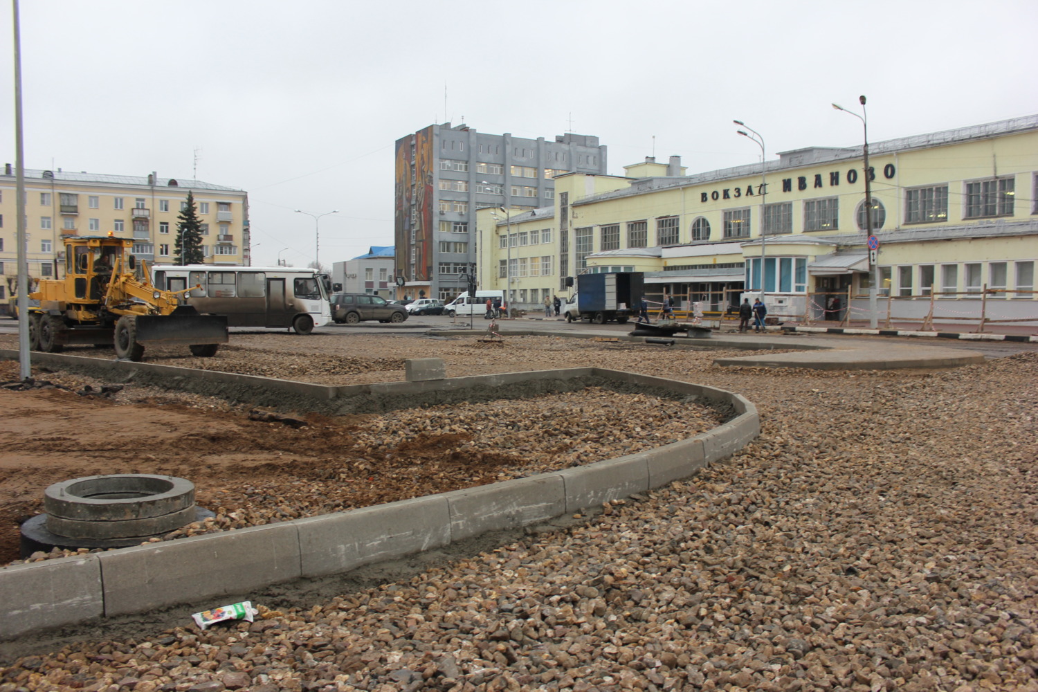Движение на Вокзальной площади в Иванове будет запущено до конца года