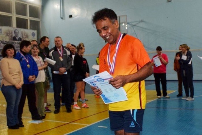 Ветеран спорта из Иванова завоевал золото на всероссийском турнире по бадминтону