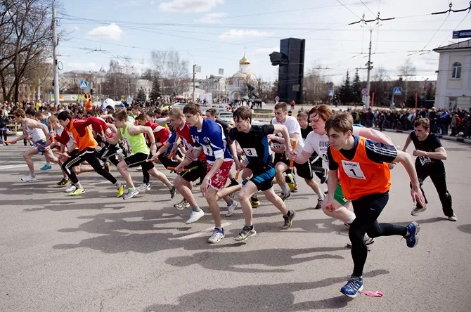 На первомайской эстафете в Иванове побегут спортсмены из городов «Золотого кольца»