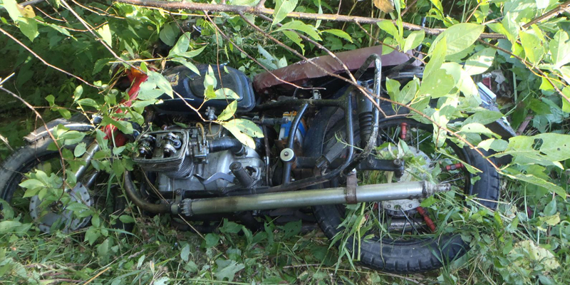 Три человека пострадали в ДТП с пьяным мотоциклистом без прав в Ивановской области