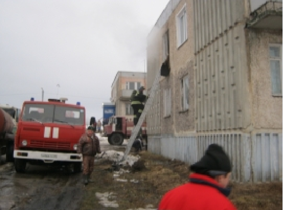 В Родниковском районе произошел пожар в квартире двухэтажного дома